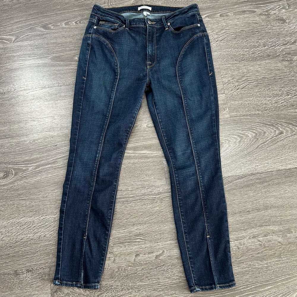 Good American good legs skinny stretch Dark Blue Jeans